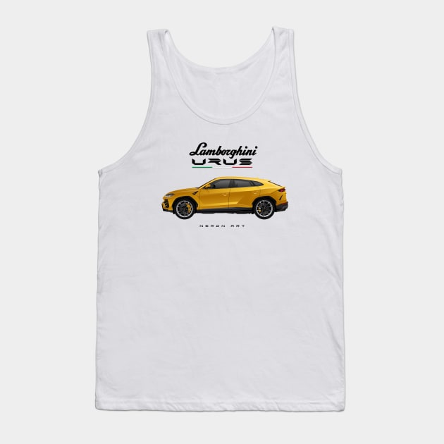 Lamborghini urus Tank Top by Neron Art